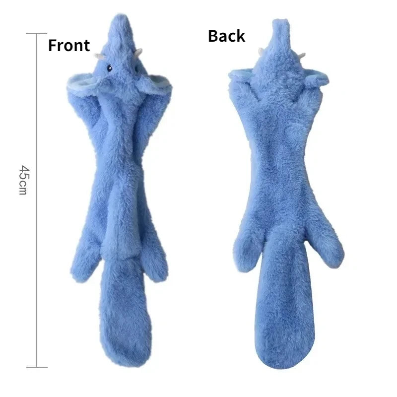 CalmNuzzle Squeaky Crinkle Animal Dog Toy