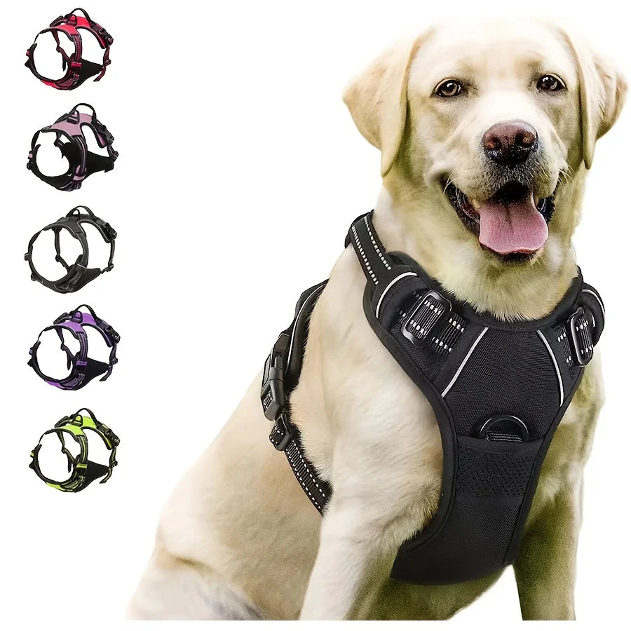 CalmNuzzle Reflective Front-Clip Dog Harness