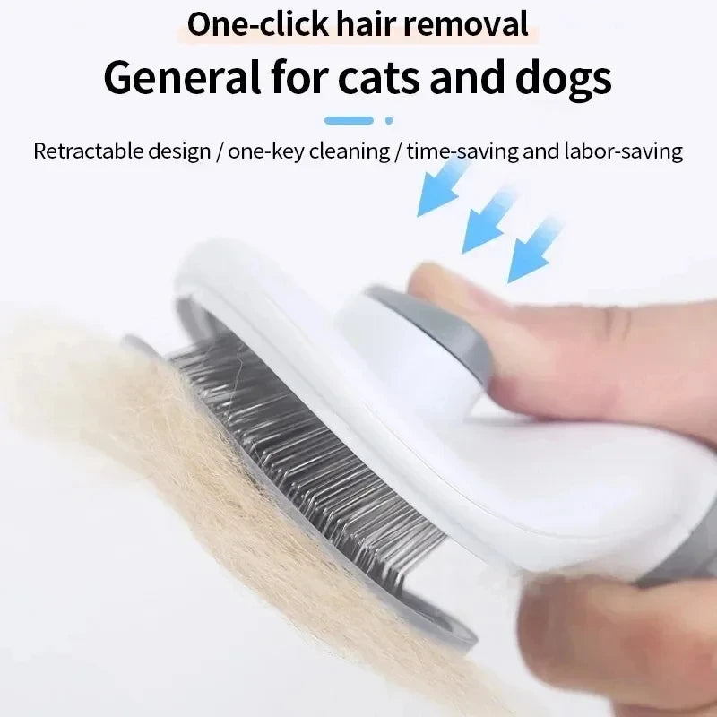 CalmNuzzle Self-Cleaning Slicker Brush