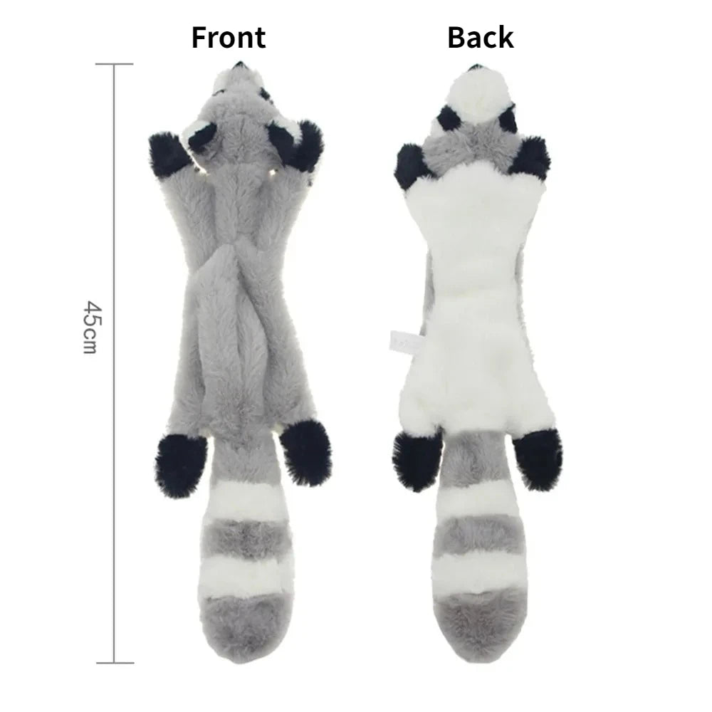 CalmNuzzle Squeaky Crinkle Animal Dog Toy