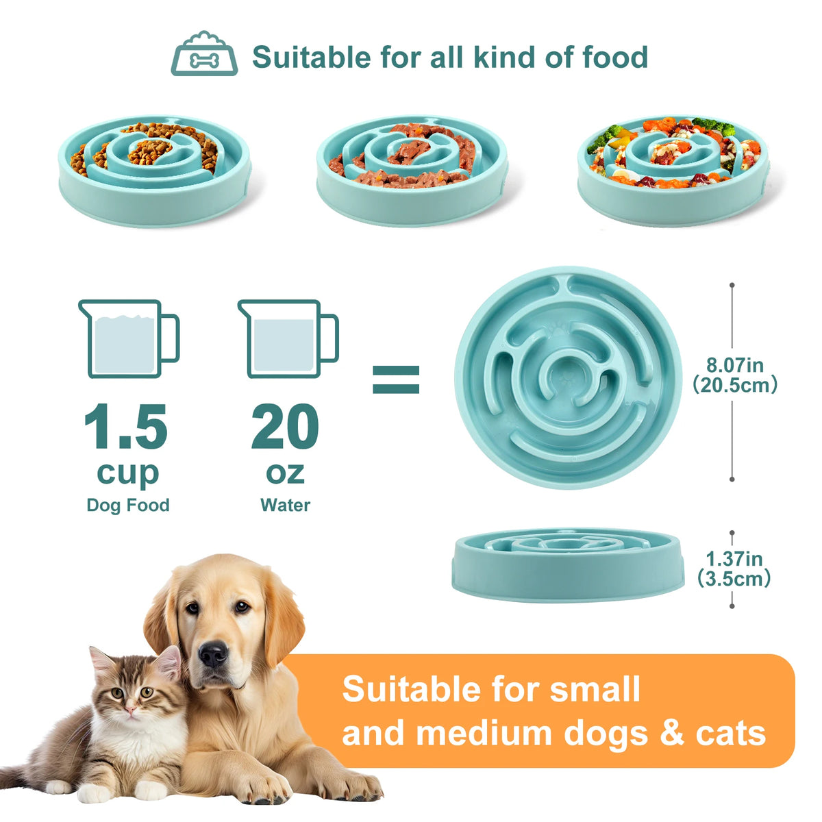CalmNuzzle Maze Slow Feeder Dog Bowl
