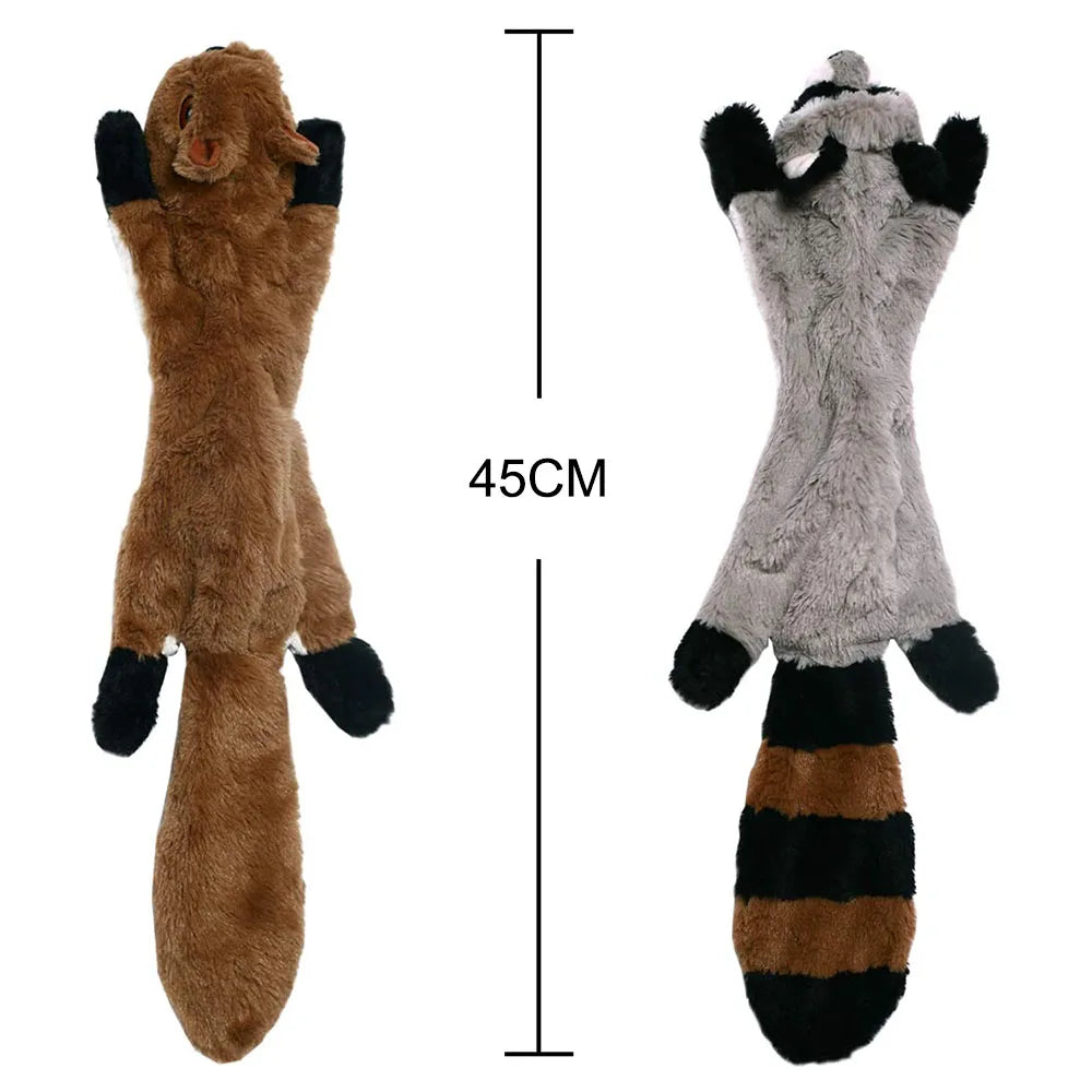 CalmNuzzle Squeaky Crinkle Animal Dog Toy