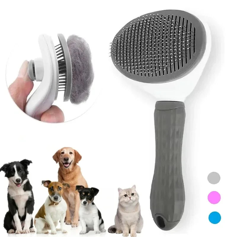 CalmNuzzle Self-Cleaning Slicker Brush