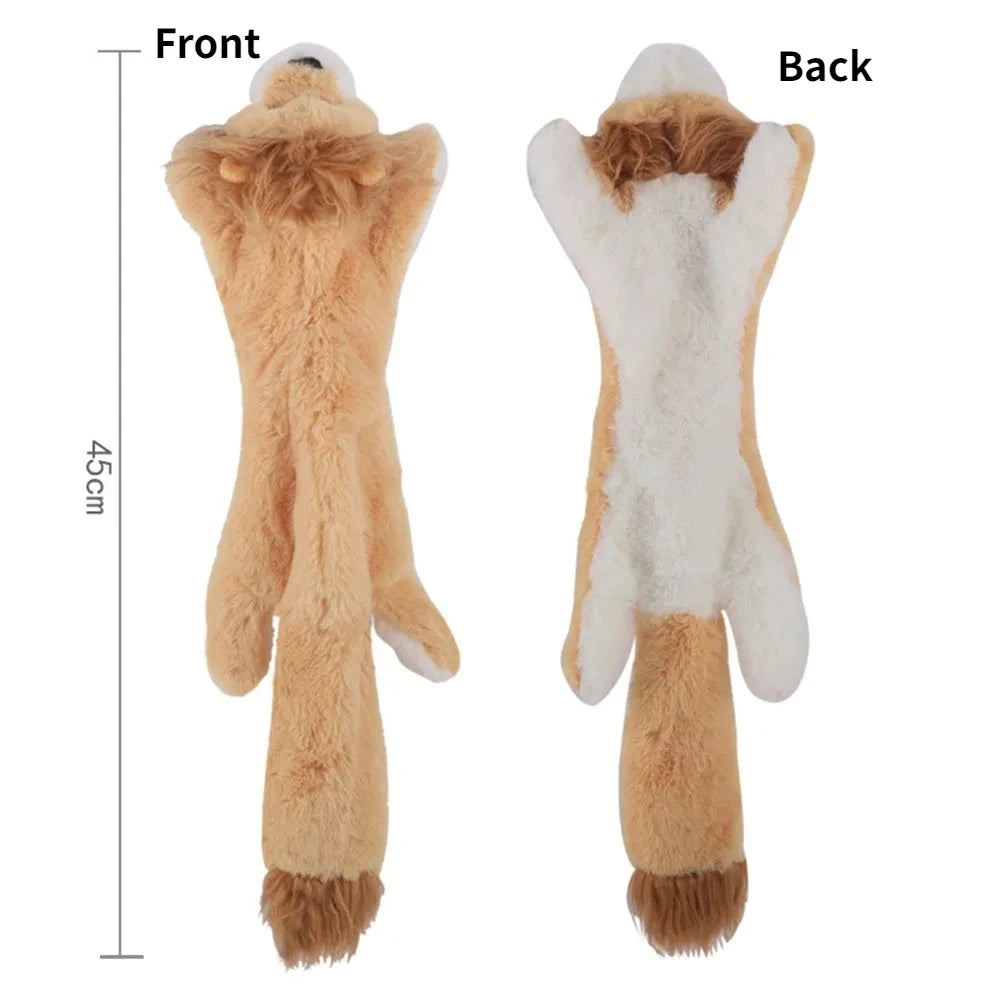 CalmNuzzle Squeaky Crinkle Animal Dog Toy