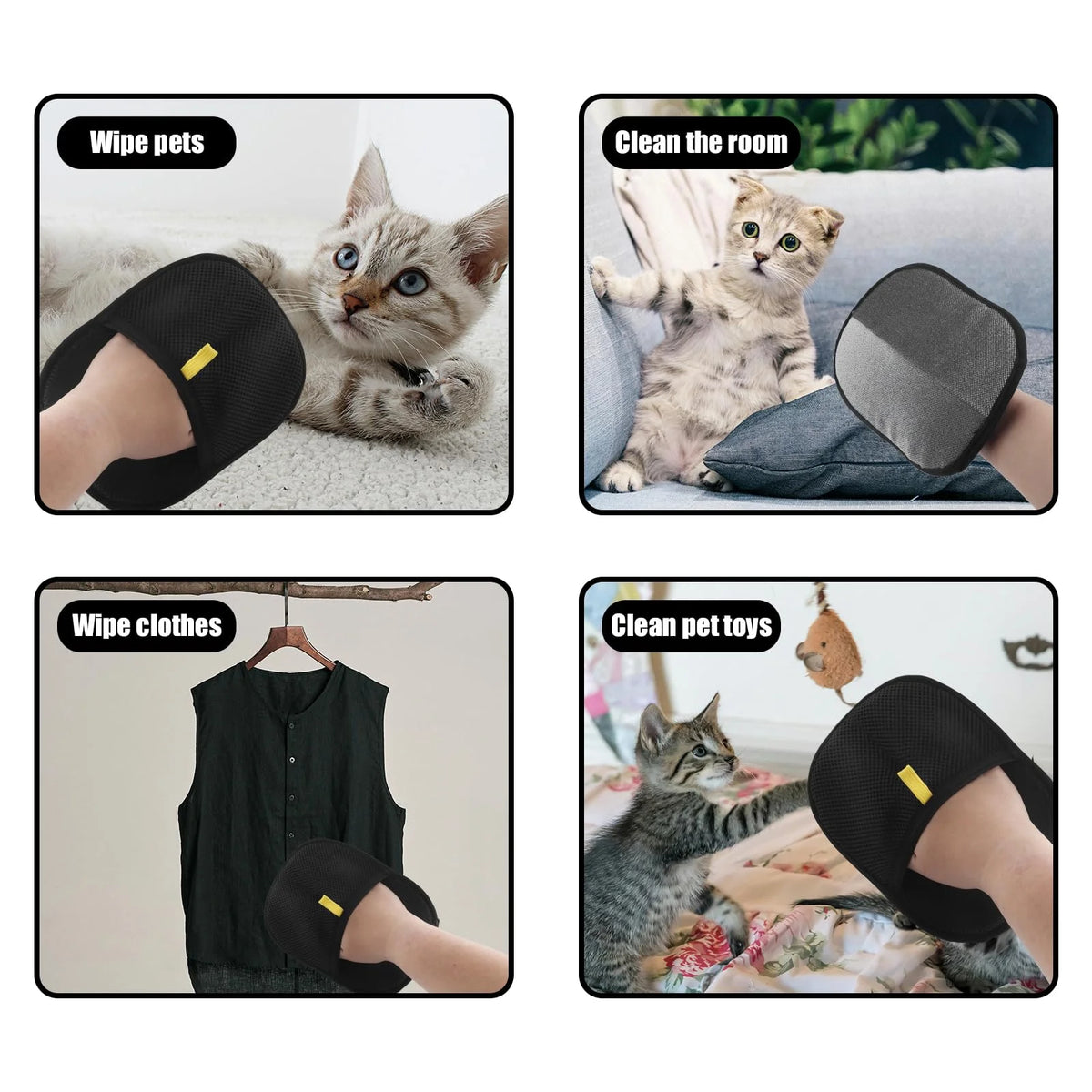 CalmNuzzle™ Pet Hair Remover Glove — Reusable Fur Mitt for Sofa, Car & Bed