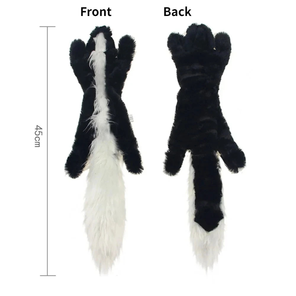 CalmNuzzle Squeaky Crinkle Animal Dog Toy