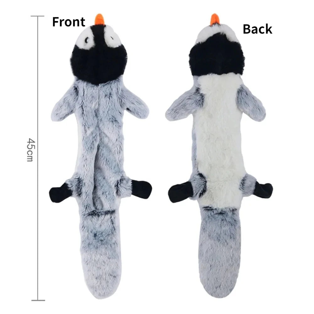 CalmNuzzle Squeaky Crinkle Animal Dog Toy