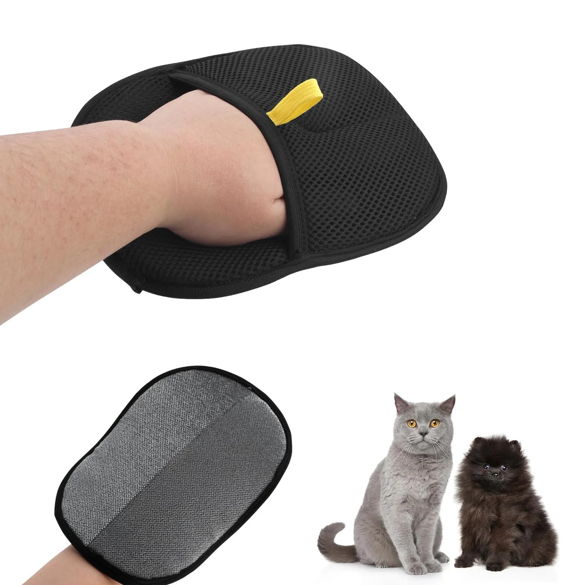 CalmNuzzle™ Pet Hair Remover Glove — Reusable Fur Mitt for Sofa, Car & Bed
